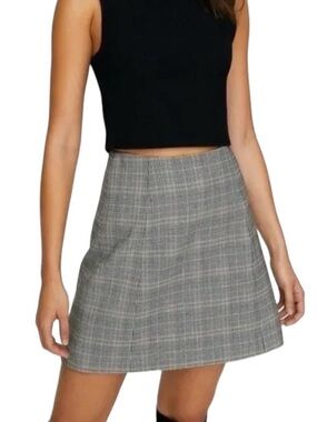 Babaton Hopper skirt a-line, plaid mini size 2 excellent condition
